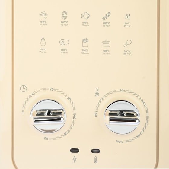 ESTIA 06-25687 EPOQUE με Αποσπώμενο Κάδο 1500 W 5 L Κρεμ Φριτέζα Αέρος image 3