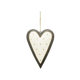 Χριστουγεννιάτικο Στολίδι Μεταλλικό 1 Τμχ - Καρδιά