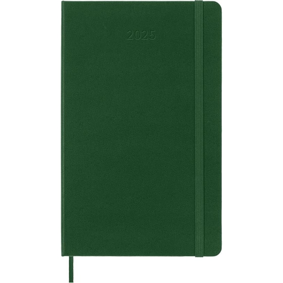 Ημερολόγιο Ημερήσιο Moleskine 2025 12M Large Myrtle Green Hard image 0