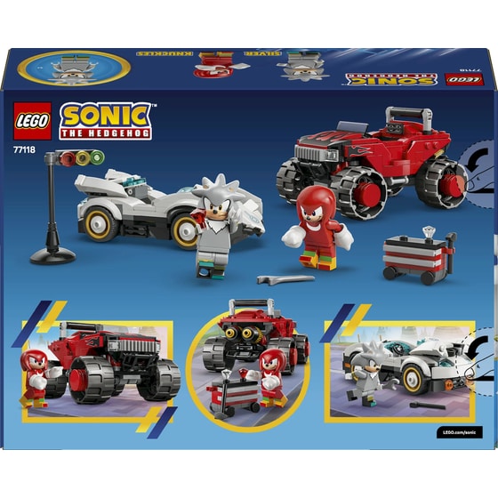 LEGO® Sonic the Hedgehog™ Αυτοκίνητο του Silver vs. Monster Truck του Knuckles (77118) image 8