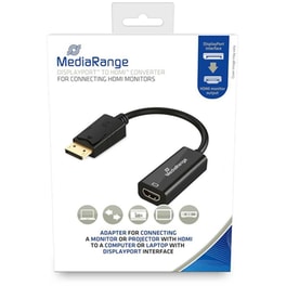 Αντάπτορας MediaRange Displayport male σε HDMI - Valueline - Μαύρο