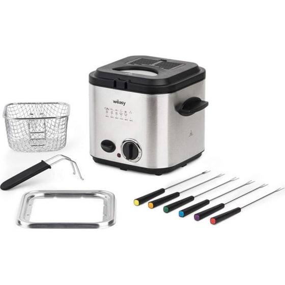 WEASY TB600 840 W 1.2 L Ασημί Φριτέζα Λαδιού image 3