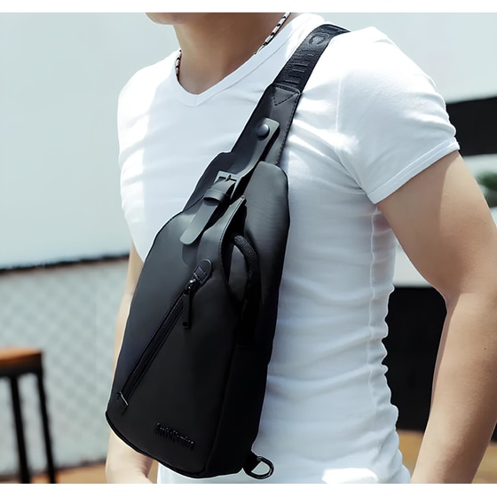 Τσάντα Crossbody Arctic Hunter XB13006-BK - 3,8lt - Μαύρη image 7