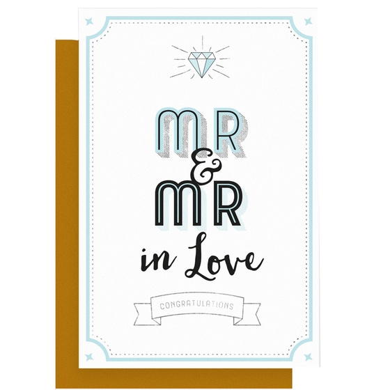 Ευχετήρια Κάρτα Legami Mr & Mr In Love image 0