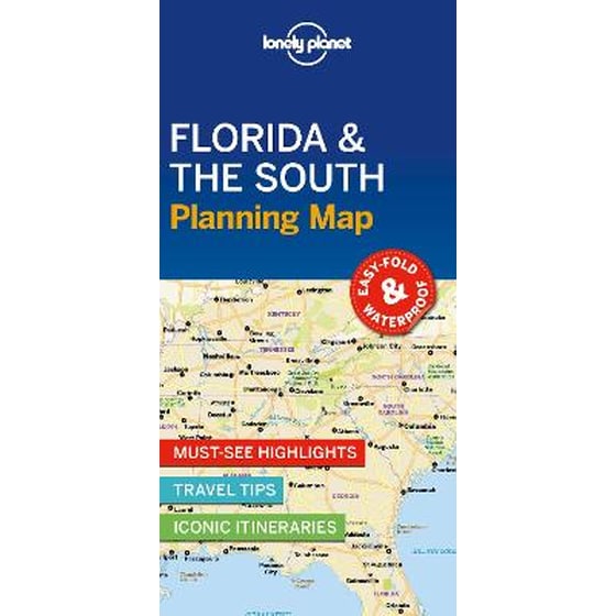 Lonely Planet Florida & the South Planning Map image 0