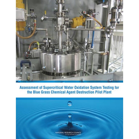 Assessment of Supercritical Water Oxidation System Testing for the Blue Grass Chemical Agent Destruction Pilot Plant image 0
