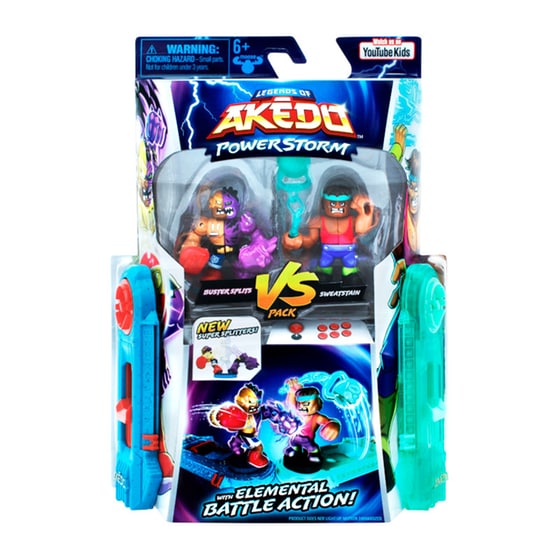 Φιγούρες Akedo Powerstorm Versus Pack - 3 Σχέδια (AKE15000) image 1