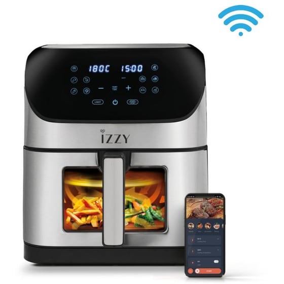 IZZY IZ-8238 με Wi-Fi 1800 W 8 L Inox Φριτέζα Αέρος image 0