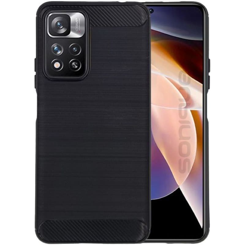 Θήκη Xiaomi Redmi Note 11 Pro Plus 5G - Sonique Carbon Brushed - Μαύρο