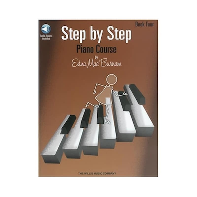 THE WILLIS MUSIC COMPANY Burnam - Step By Step Piano Course, Book 4 - Online Audio