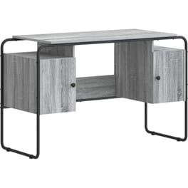 Γραφείο VidaXL με Αποθηκευτικό Χώρο 120x50,5x75,5 cm - Γκρι Sonoma