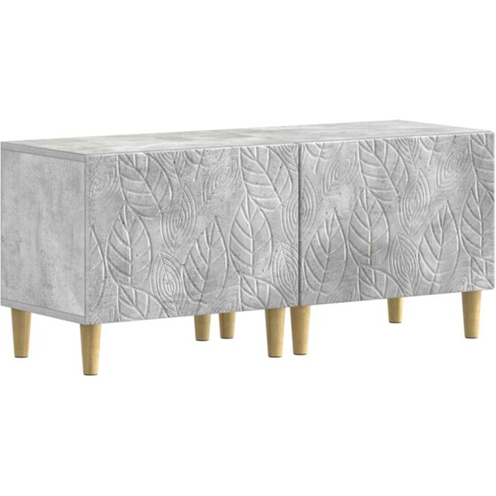 Έπιπλο Τηλεόρασης VidaXL DELFT με LED 3 τμχ 178 x 35 x 43 cm - Γκρι Σκυροδέματος image 3