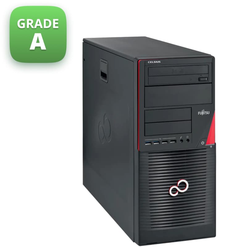 FUJITSU Refurbished Desktop Fujitsu W570 Mini Tower (Xeon E3-1245 v5/16GB/256GB SSD/HD Graphics P530/Win10Home) | Grade A