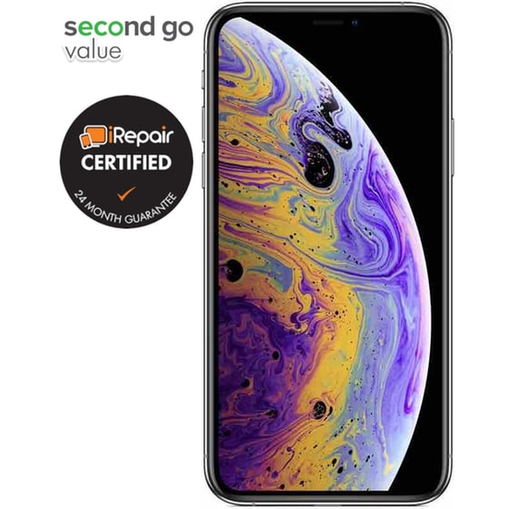 Μεταχειρισμένο Apple iPhone XS 64GB Silver second go value Certified by iRepair image 2