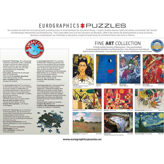 Παζλ Eurographics Wassily Kandinsky: In Blue (1000 Κομμάτια) image 4