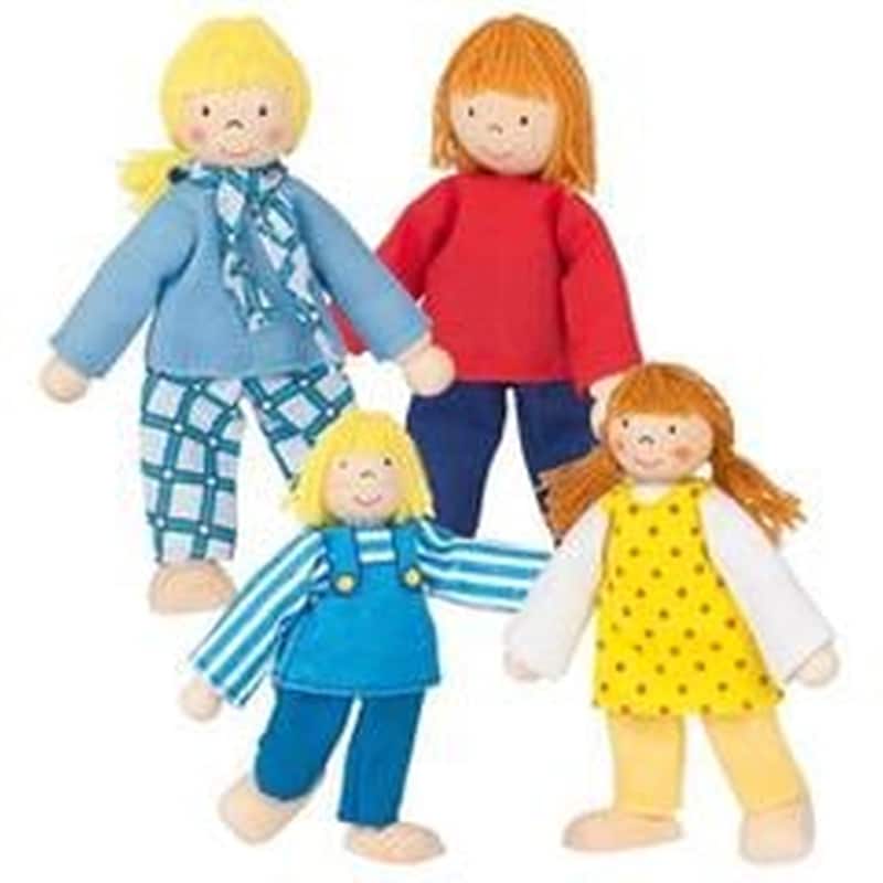 Goki Σετ Νεαρή Οικογένεια Με 4 Κούκλες.