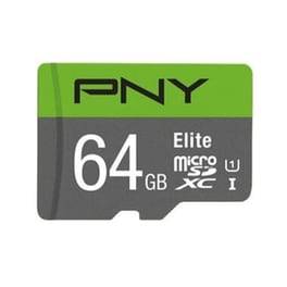 PNY Elite microSDXC 64GB Class 10 U1 UHS-I με αντάπτορα