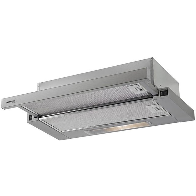 PYRAMIS PYRAMIS Power Slim 60cm Inox Απορροφητήρας Συρόμενος
