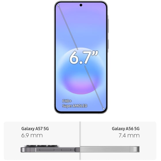 Samsung Galaxy A57 5G 256GB - Awesome Gray image 8