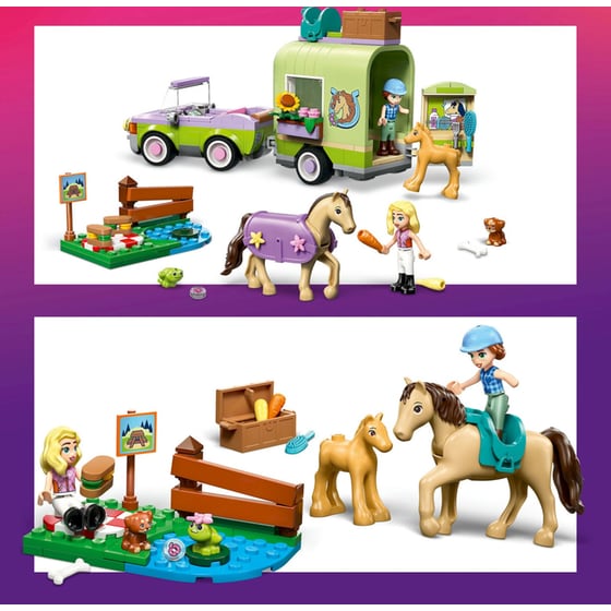 LEGO® Friends Τρέιλερ για Άλογο & Πουλαράκι (42695) image 3