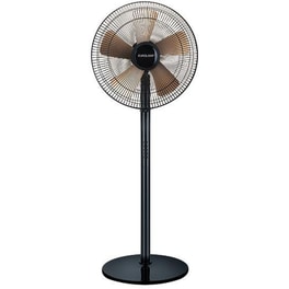 EUROLAMP 300-20012 Ανεμιστήρας Δαπέδου Με Ορθοστάτη 60W Μαυρο και Χρυσό