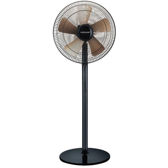 EUROLAMP 300-20012 Ανεμιστήρας Δαπέδου Με Ορθοστάτη 60W Μαυρο και Χρυσό image 0