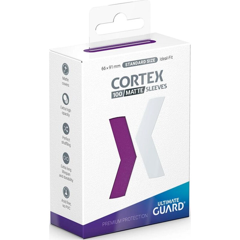 Ultimate Guard Cortex Card Sleeves Standard Size - Matte Purple (100 Sleeves)