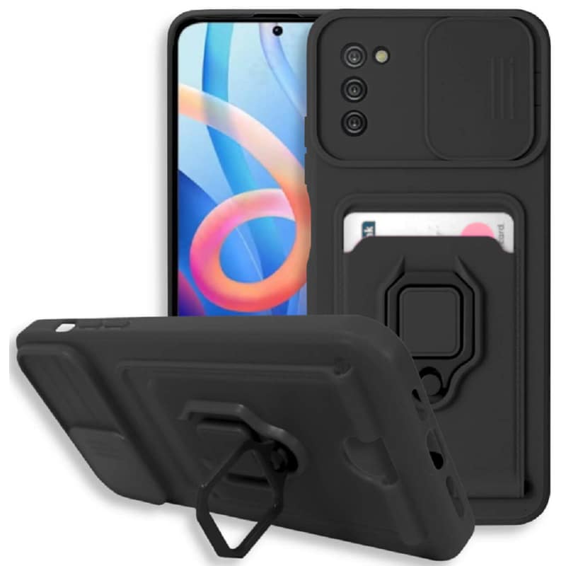 BODYCELL Θήκη Samsung Galaxy A02s - Bodycell Multifunction - Μαύρο