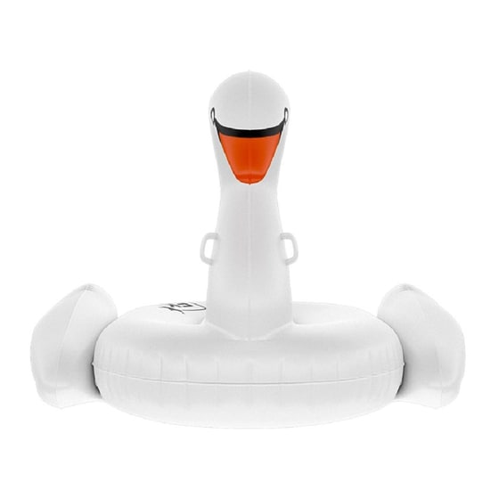 Φουσκωτό Παιχνίδι Θαλάσσης Floatie Kings Κύκνος 198 cm - Λευκό image 2