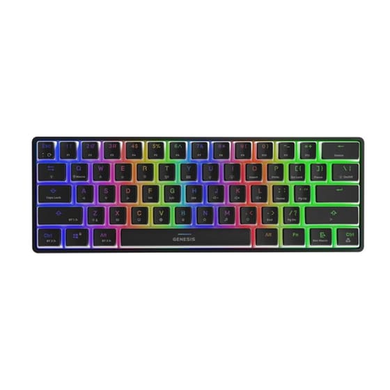 Genesis Thor 660 G2 Gaming Μηχανικό Ασύρματο Bluetooth Πληκτρολόγιο RGB Μαύρο (US) image 0