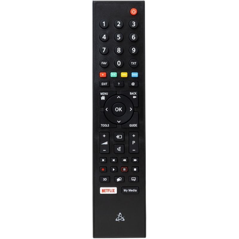 Τηλεχειριστήριο Τηλεόρασης SBOX RC-01407-GRUNDIG για Grundig - Μαύρο