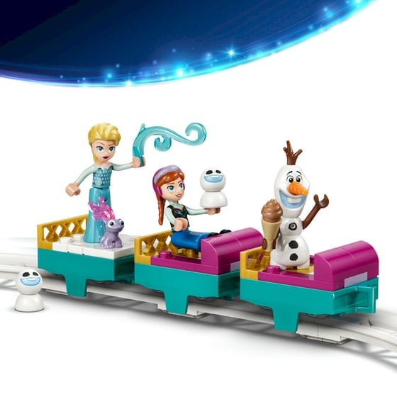 LEGO® Disney Frozen Περιπέτεια στο Κάστρο Πάγου της Έλσας & στη Χιονισμένη Τροχιά (43281) image 4