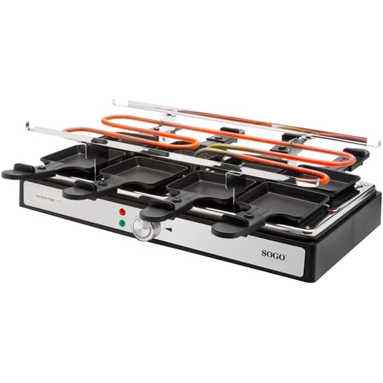 SOGO BAR-SS-10387 2000 W Μαύρο Ηλεκτρική Ψηστιέρα image 8