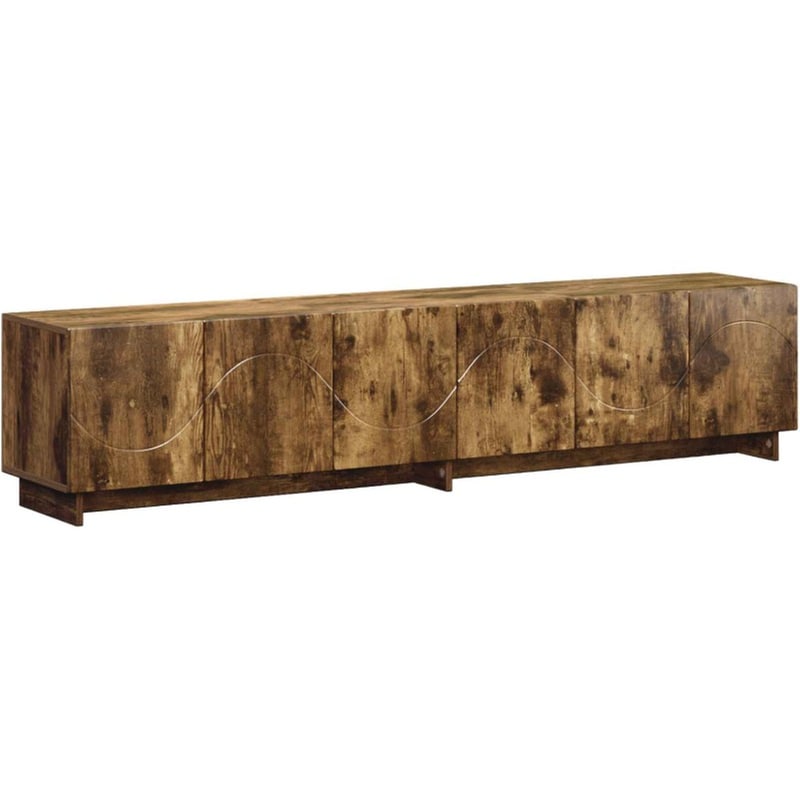 Βάση Τηλεόρασης VidaXL 179.5x34.5x40 cm - Καπνισμένο Ξύλο Δρυός