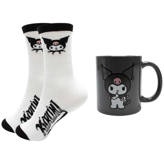 Σετ Κούπα&nbsp;&&nbsp;Κάλτσες&nbsp;Blue Sky Studios Kuromi 325ml image 2