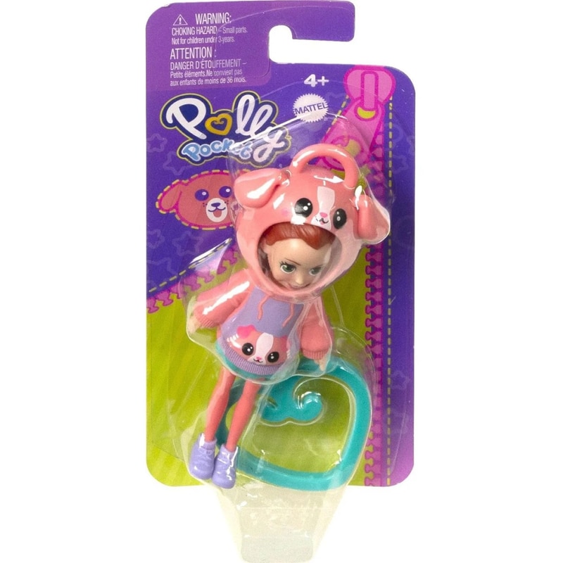 MATTEL Polly Pocket Κούκλα Με Φουτεράκι - Σκυλάκι