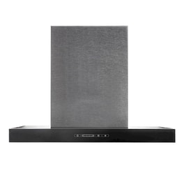 DAVOLINE TATE 090 IX-BL 90 cm Μαύρο/Inox Απορροφητήρας Καμινάδα - Τζάκι