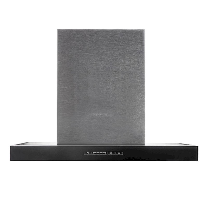 DAVOLINE DAVOLINE TATE 090 IX-BL 90 cm Μαύρο/Inox Απορροφητήρας Καμινάδα - Τζάκι