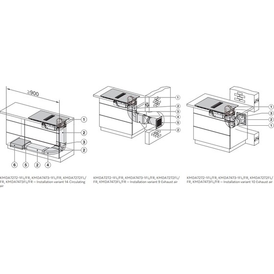 MIELE KMDA7473-1FR 80.6 cm Μαύρο Επαγωγική Εστία Αυτόνομη image 12