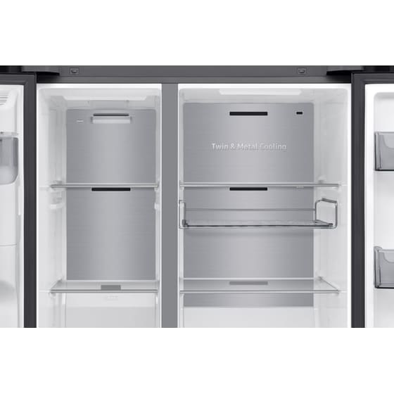 SAMSUNG RS90F66BEFEF Bespoke Family Hub No Frost 614 Lt Ανθρακί Ψυγείο Ντουλάπα image 7