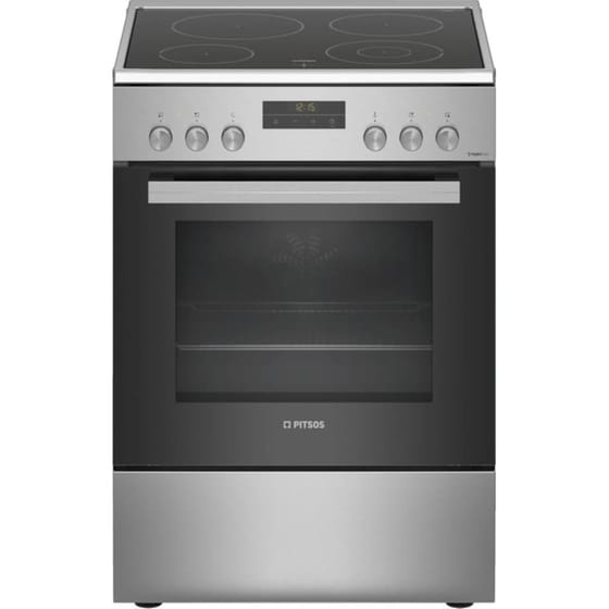 PITSOS PHNA39250 66 Lt Inox Ηλεκτρική Κουζίνα Κεραμική image 0