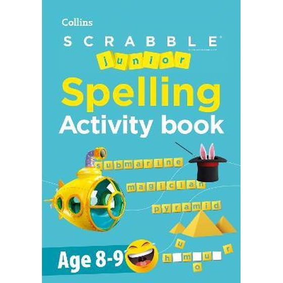 Scrabble (Tm) Junior Spelling Activity Book Age 8-9 image 0