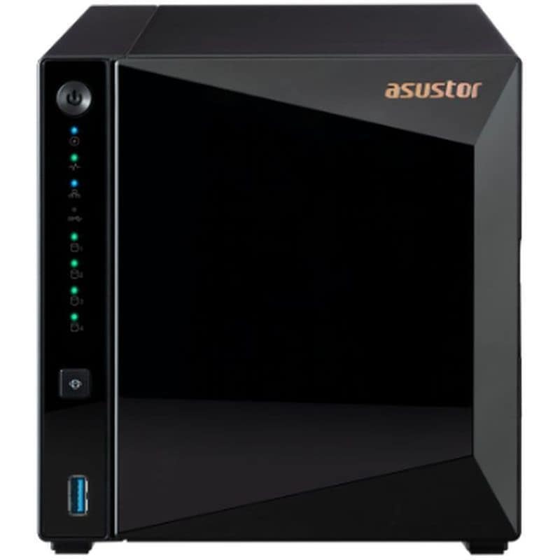 ASUSTOR Asustor Drivestor 4 Pro (AS3304T) NAS Tower σκληρού δίσκου 4 θέσεων για SSD HDD με σύνδεση USB