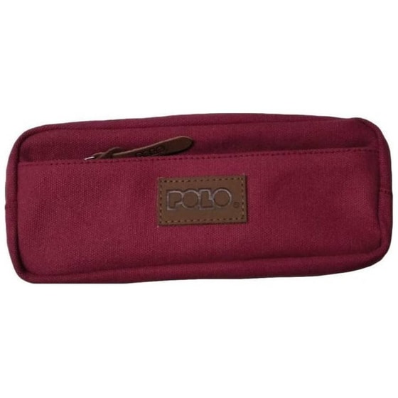 Κασετίνα Οβάλ Polo Loqi Διπλή Κόκκινο image 0