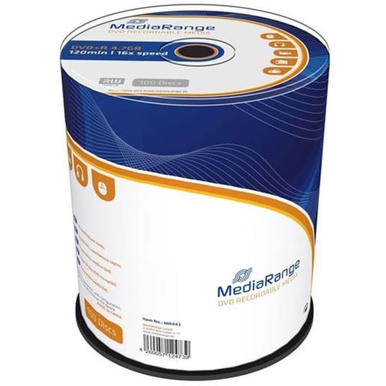 Δίσκοι CD/DVD MediaRange DVD+R 4.7 GB - 1τμχ image 0
