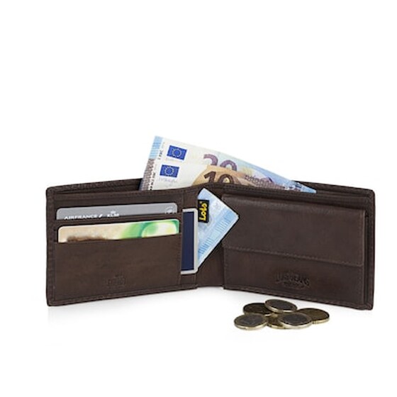 Πορτοφόλι Ανδρικό Δερμάτινο Lois Καφέ Ανοιχτό image 3