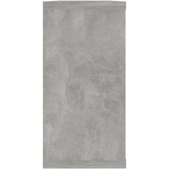 Ράφια Τοίχου VidaXL από Μοριοσανίδα 100x15x30 cm 4 Τμχ  - Γκρι image 4