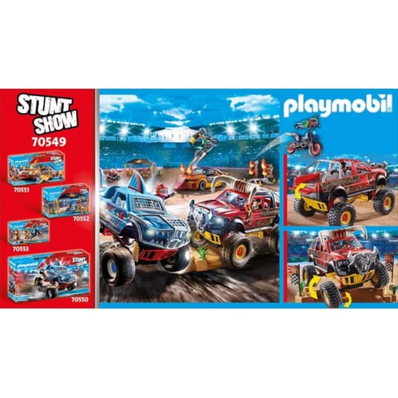 PLAYMOBIL® Stunt Show Monster Truck Κόκκινος Ταύρος (70549) image 1