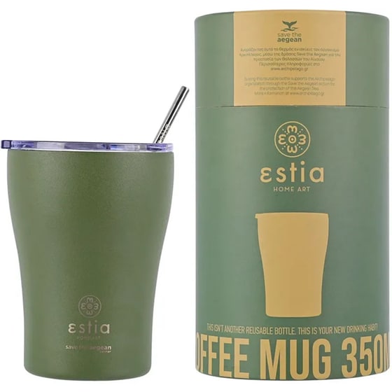 Ποτήρι Θερμός Estia Home Art Save The Aegean Forest Spirit 350 ml image 0