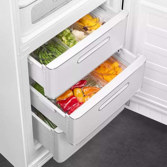 SMEG FAB32RWH6 332 Lt Total No Frost Λευκό Ψυγειοκαταψύκτης image 6